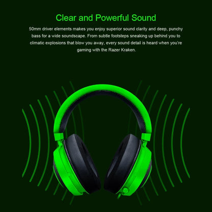 Headphone for Razer Kraken Pro V2 Gaming Headset Wired Headphones Microphone 7.0 Surround Sound for Xbox One PS4 Gamer Earphone
