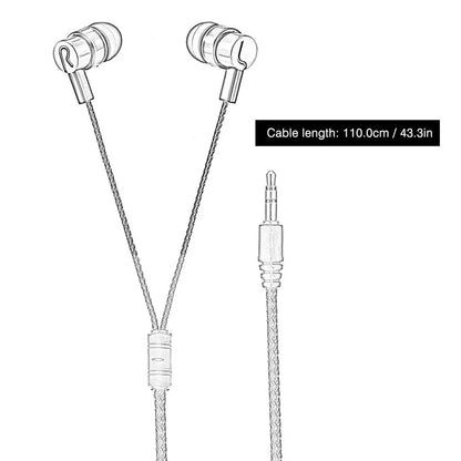 Earphones 3.5mm In-Ear Earbuds Universal 1.2 m Bass stereo Wired Headphones for phone Gaming headset for Samsung Xiaomi